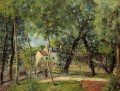 Paisaje en osny cerca de riego 1883 Camille Pissarro